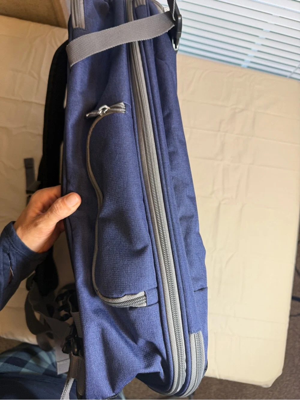 Ebags Mother Lode Navy Blue Travel Backpack - Versatile Men’s Bag